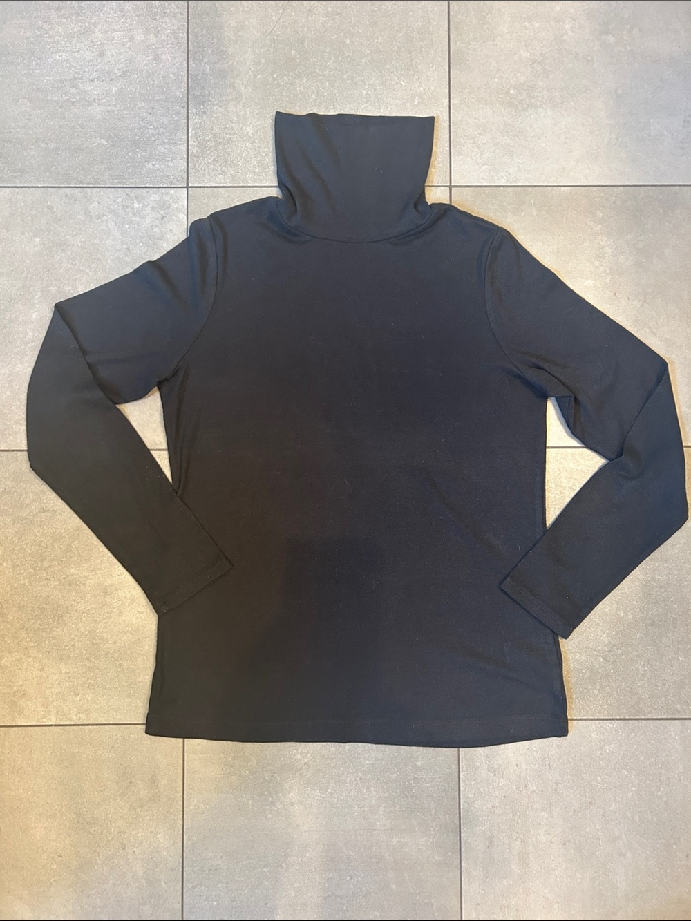 Cynthia Rowley Long Sleeve Black Turtleneck Top